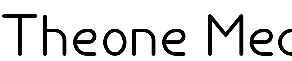 THEONE Medium font family download free