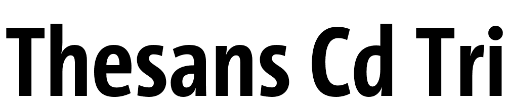 TheSans-Cd-Trial-Bold font family download free