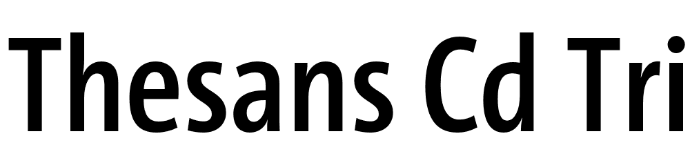 TheSans-Cd-Trial-SemiBold font family download free