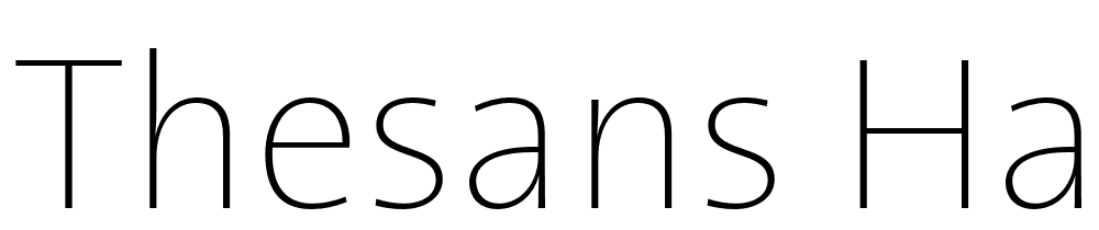 TheSans-Hair-Trial-H31 font family download free