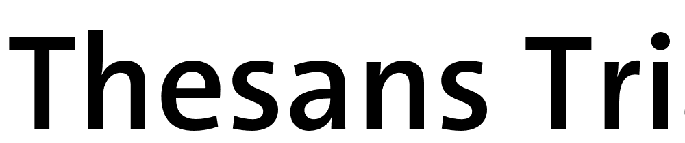 TheSans-Trial-SemiBold font family download free