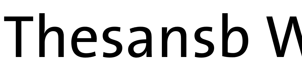 TheSansB-W5-Plain font family download free