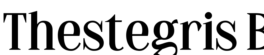 TheStegris-Bold font family download free