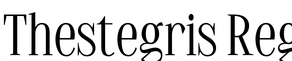 TheStegris-Regular font family download free