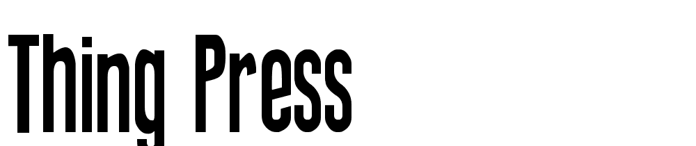 thing-press font family download free