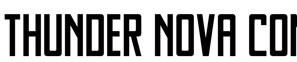 Thunder-Nova-Compact font family download free