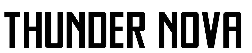 Thunder-Nova-Expanded font family download free