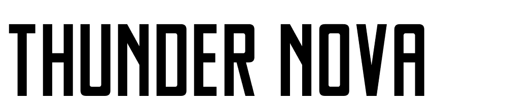 thunder-nova font family download free