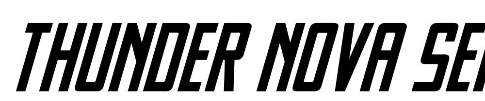 Thunder-Nova-Semi-Bold-Italic font family download free