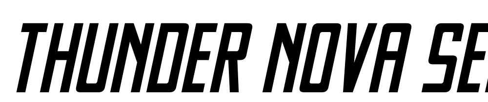 Thunder-Nova-Semi-Italic font family download free