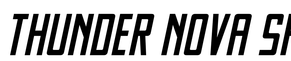 Thunder-Nova-Spaced-Semi-Ital font family download free