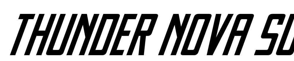 Thunder-Nova-Super-Italic font family download free