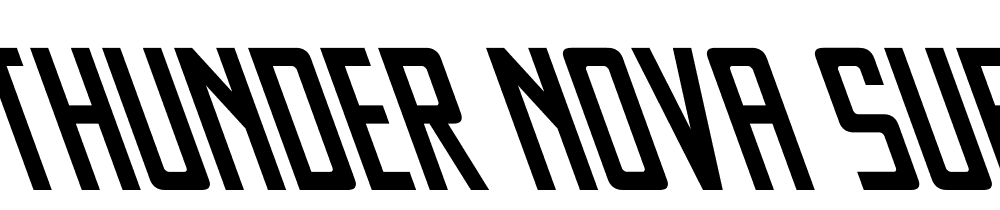 Thunder-Nova-Super-Leftalic font family download free