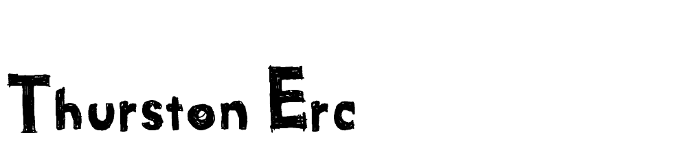 THURSTON_erc font family download free