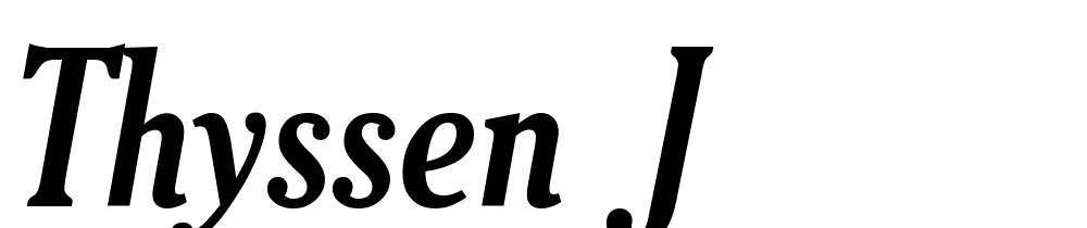 thyssen-j font family download free