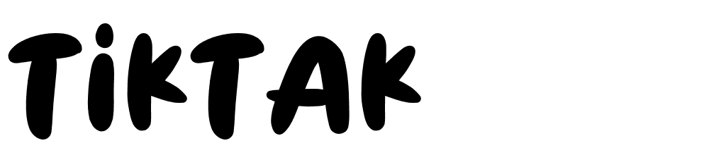 tiktak font family download free