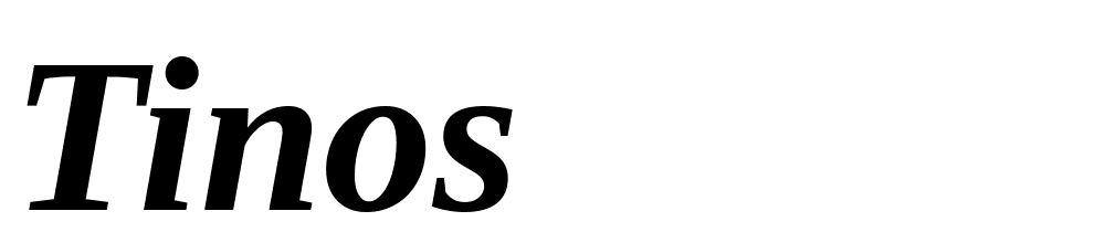 tinos font family download free
