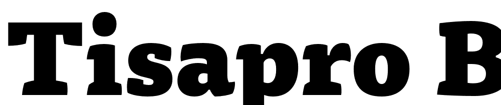 TisaPro-Black font family download free