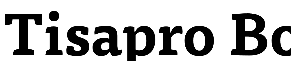 TisaPro-Bold font family download free