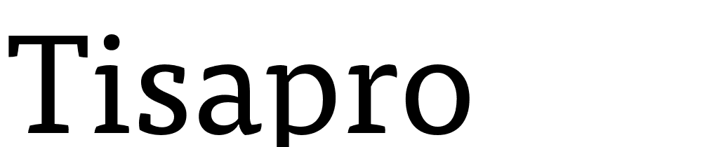 TisaPro font family download free