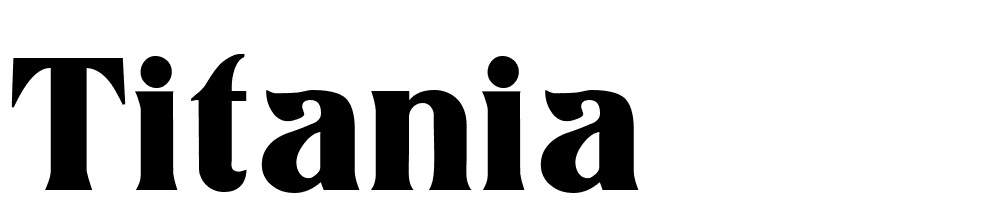 Titania font family download free