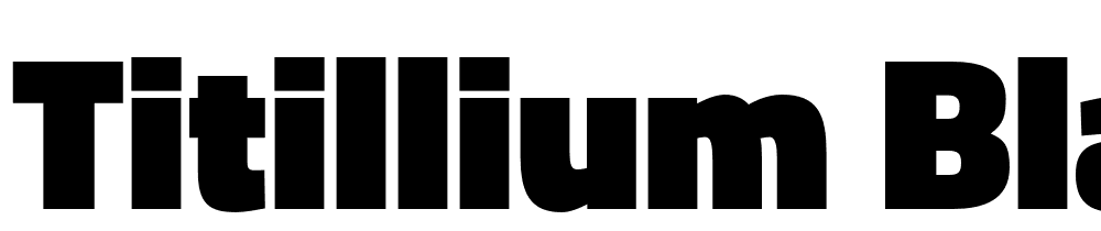 Titillium-Black font family download free