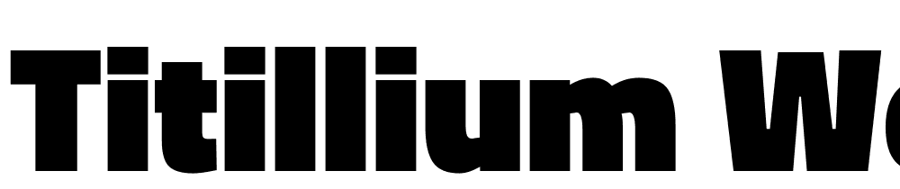 Titillium-WebBlack font family download free