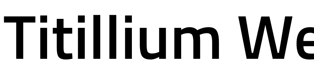 Titillium-WebSemiBold font family download free