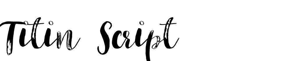 titin-script font family download free