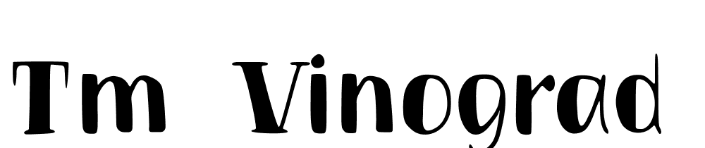 TM Vinograd font family download free