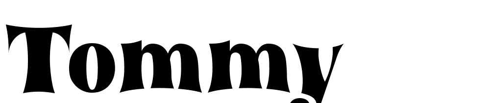 tommy font family download free