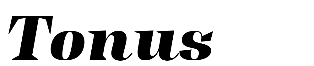 Tonus font family download free