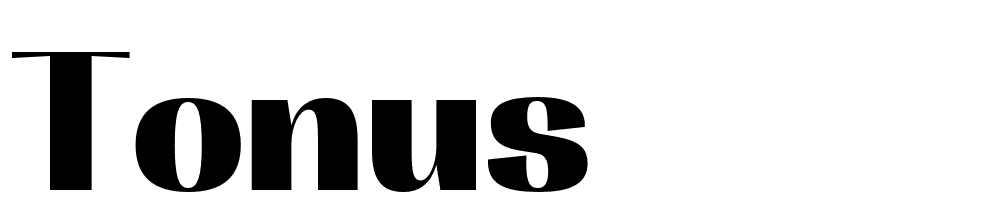 Tonus font family download free