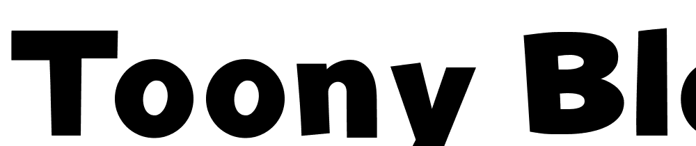 Toony-Black font family download free