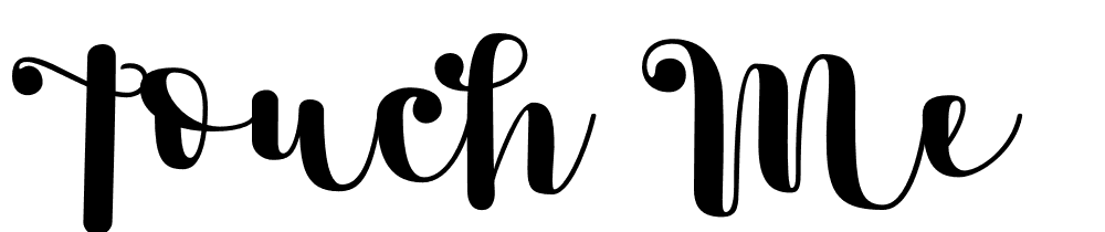 Touch Me font family download free