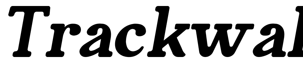 Trackwalker-Demo-Italic font family download free