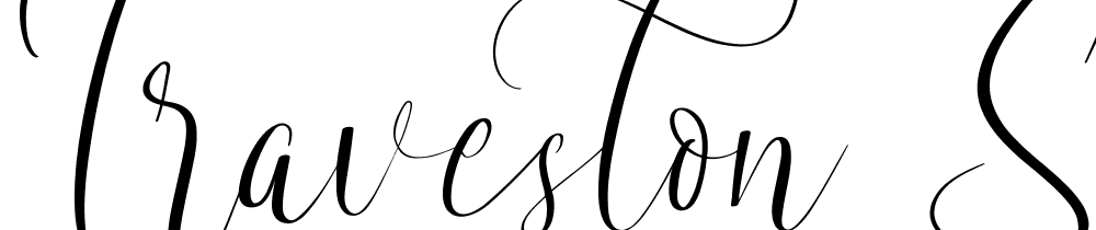 Traveston  Script font family download free