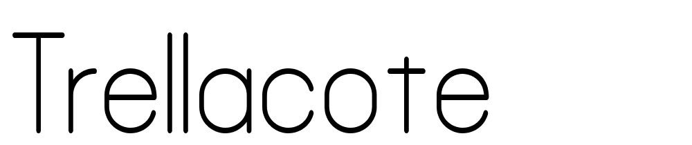 Trellacote font family download free