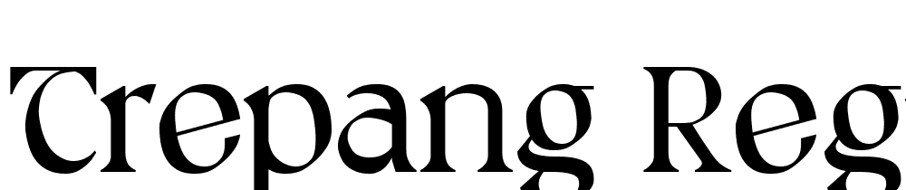 Trepang-Regular font family download free