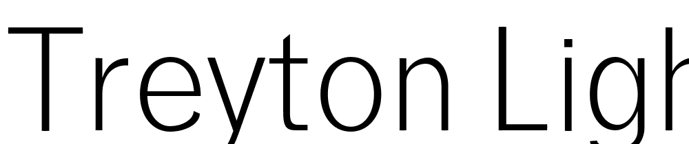 Treyton-Light font family download free