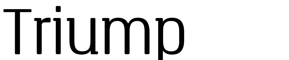 Triump font family download free