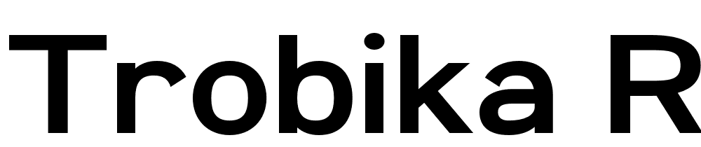 Trobika-Regular font family download free