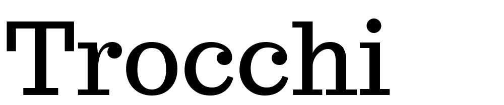 trocchi font family download free