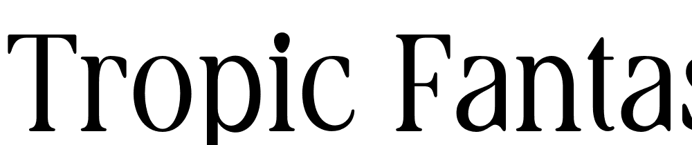 Tropic-Fantasy-Regular font family download free