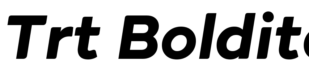 TRT-BoldItalic font family download free