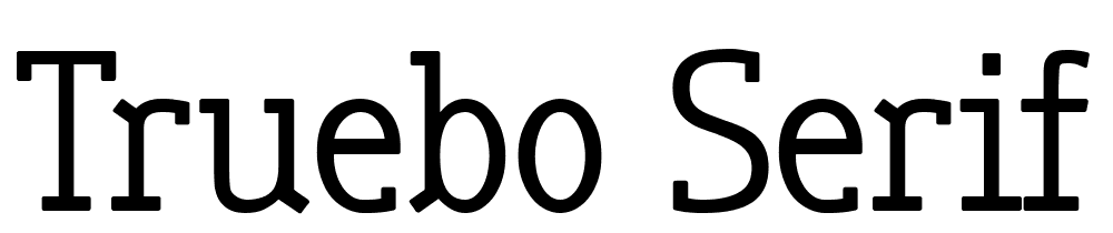 truebo-serif font family download free