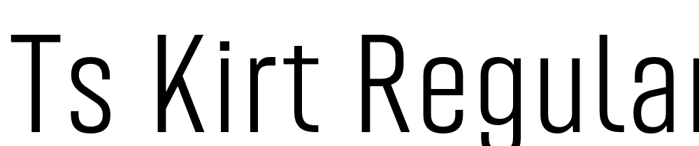 TS-Kirt-Regular font family download free