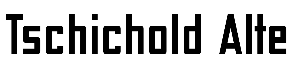 Tschichold-Alternate font family download free