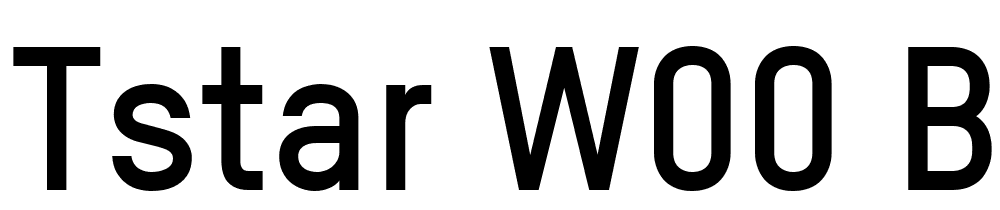 TSTAR-W00-Bold font family download free