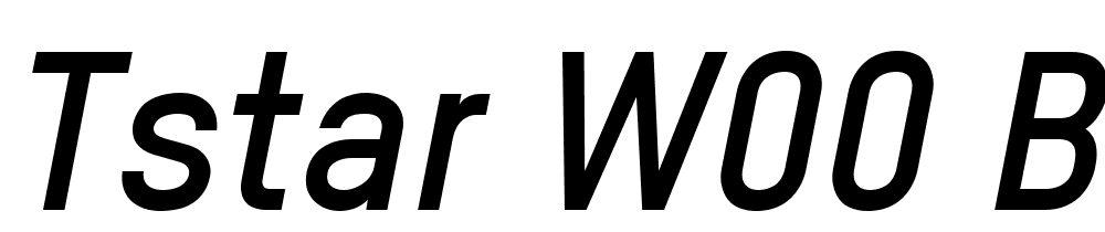 TSTAR-W00-Bold-Italic font family download free